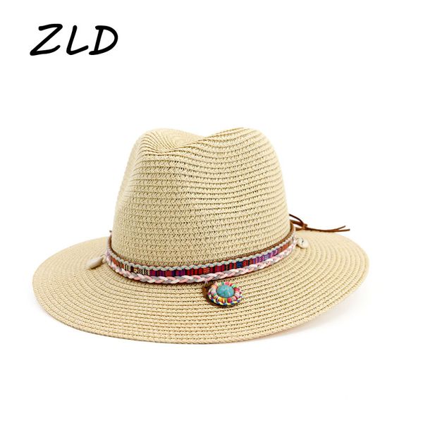 stingy brim hats woman fashion straw hat boho style summer sun outdoor travel beach uv protection caps jazz ladies, Blue;gray
stingy brim hats woman fashion straw hat boho style summer sun outdoor travel beach uv protection caps jazz ladies, Blue;gray