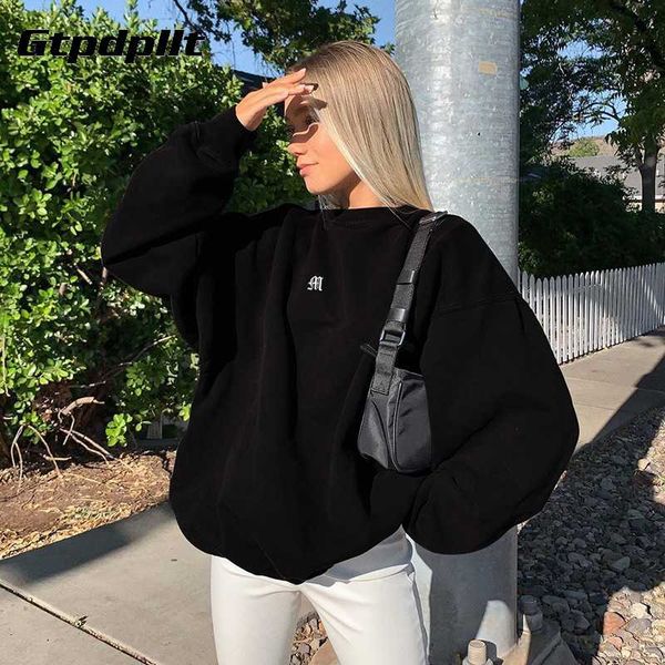 gtpdpllt embroidery long sleeve sweatshirt women white 2020 autumn oversized casual loose pullover black clothes
gtpdpllt embroidery long sleeve sweatshirt women white 2020 autumn oversized casual loose pullover black clothes