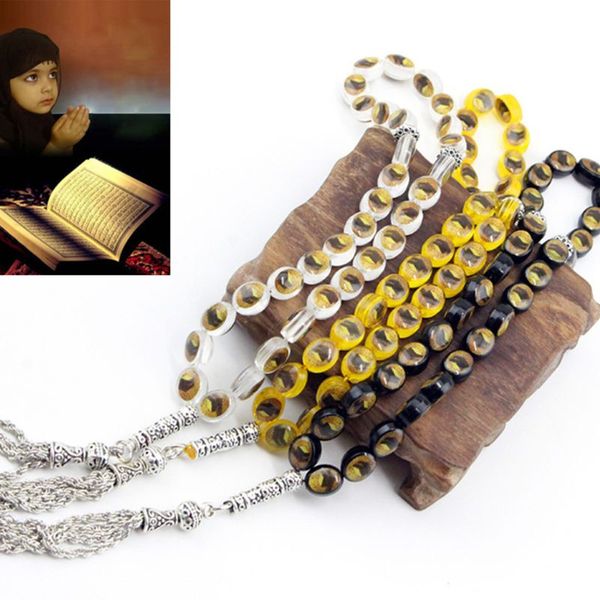 33 prayer beads bracelet 27cm muslim islam worship rosary bangle muhammad tasbih beaded chain 3 colors, Black
33 prayer beads bracelet 27cm muslim islam worship rosary bangle muhammad tasbih beaded chain 3 colors, Black
