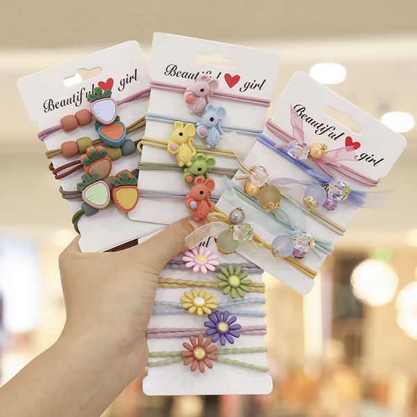 5 pcs/set cartoon animals flower children elastic hair rubber bands accessories for girls kids scrunchies tie hair rope holder, Slivery;white
5 pcs/set cartoon animals flower children elastic hair rubber bands accessories for girls kids scrunchies tie hair rope holder, Slivery;white