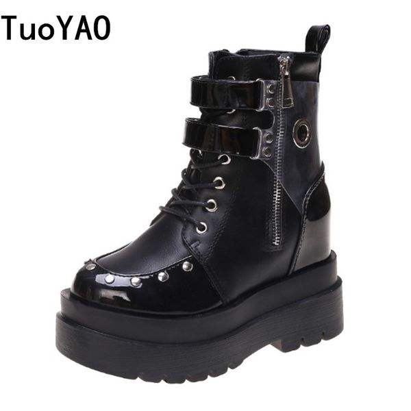 autumn chunky boots women's round toe thick bottom winter boots new ankle black platform short woman 10.5cm heels
autumn chunky boots women's round toe thick bottom winter boots new ankle black platform short woman 10.5cm heels