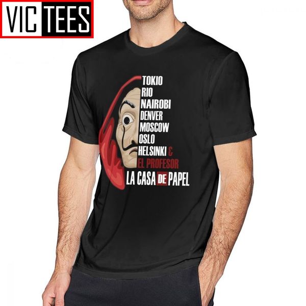 мужские деньги heist футболки la casa de papel t-shirt cute man tee shirt streetwear printed большой хлопок tshirt
мужские деньги heist футболки la casa de papel t-shirt cute man tee shirt streetwear printed большой хлопок tshirt