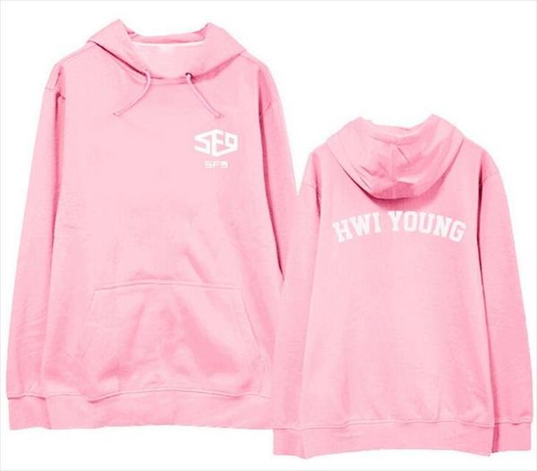 new arrival sf9 sensational feeling 9 member name printing pink sweatshirt for kpop fans zuho tae yong thin loose hoodies, Black
new arrival sf9 sensational feeling 9 member name printing pink sweatshirt for kpop fans zuho tae yong thin loose hoodies, Black