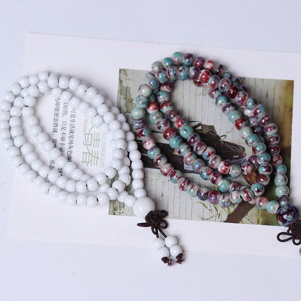 ethnic style vintage simple ceramic beaded bracelet personality fashion girl women's handmade jewelry accessories, Golden;silver
ethnic style vintage simple ceramic beaded bracelet personality fashion girl women's handmade jewelry accessories, Golden;silver