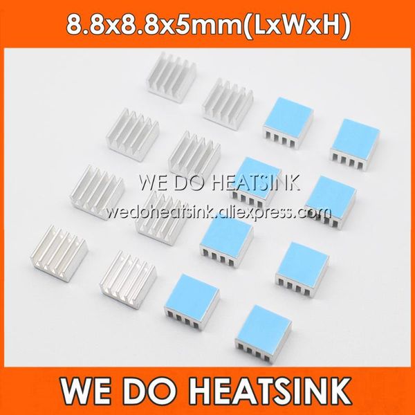 fans & coolings we do heatsink silver aluminum 8.8x8.8x5mm with 3m 8810 thermally conductive adhesive tapes
fans & coolings we do heatsink silver aluminum 8.8x8.8x5mm with 3m 8810 thermally conductive adhesive tapes