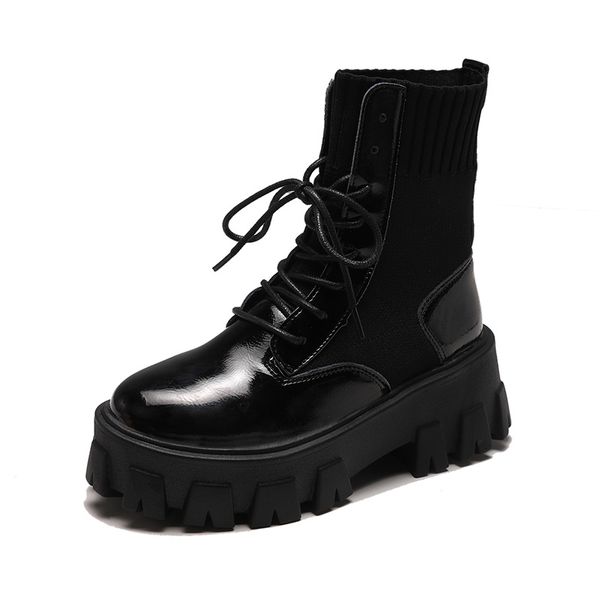 comfortable rubber platform martin round toe pu ankle for women casual lace-up shoes woman boots new, Black
comfortable rubber platform martin round toe pu ankle for women casual lace-up shoes woman boots new, Black