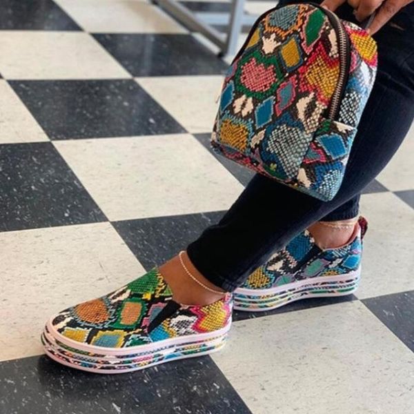 snakeskin women casual shoes summer new pu shoes flat outdoor wild fashion women platform flat slip on sneaker, Black
snakeskin women casual shoes summer new pu shoes flat outdoor wild fashion women platform flat slip on sneaker, Black