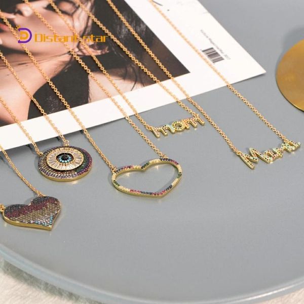 women's initial cz necklace rainbow zircon eye heart copper pendent necklace jewelry for women chain mom's gift mother's day, Silver
women's initial cz necklace rainbow zircon eye heart copper pendent necklace jewelry for women chain mom's gift mother's day, Silver