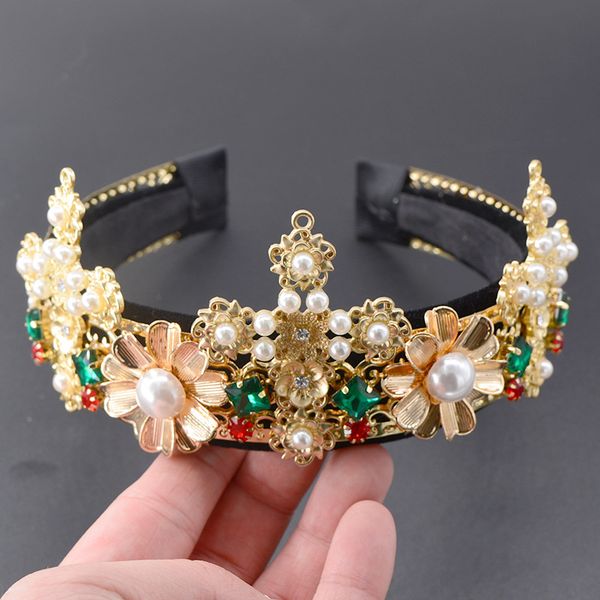 vintage luxurious cross pearl crystal tiaras and crowns headband princess headpiece wedding hair accessories; wedding jewelry, Golden;silver
vintage luxurious cross pearl crystal tiaras and crowns headband princess headpiece wedding hair accessories; wedding jewelry, Golden;silver