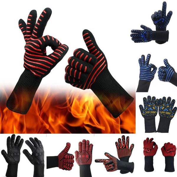 bbq grilling cooking gloves extreme heat resistant oven welding gloves winter guantes handschoenen rekawiczki luvas mittens, Blue;gray
bbq grilling cooking gloves extreme heat resistant oven welding gloves winter guantes handschoenen rekawiczki luvas mittens, Blue;gray