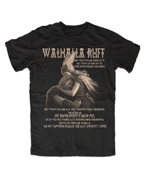 walhalla ruft neu t-shirt odin thor loki midgard wikinger kelten asgard t shirt men tees brand clothing funny
walhalla ruft neu t-shirt odin thor loki midgard wikinger kelten asgard t shirt men tees brand clothing funny