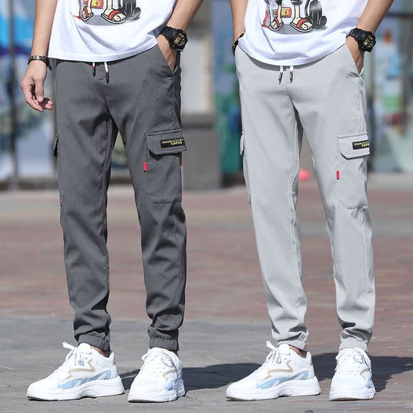 men's overalls trendy brand spring autumn korean style pants trousers trousers casual pants sweatpants men, Black
men's overalls trendy brand spring autumn korean style pants trousers trousers casual pants sweatpants men, Black