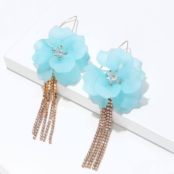 komi korean style colorful flower tassel dangle earrings for girls new fashion sweet earrings attractive jewelry h0132, Silver
komi korean style colorful flower tassel dangle earrings for girls new fashion sweet earrings attractive jewelry h0132, Silver