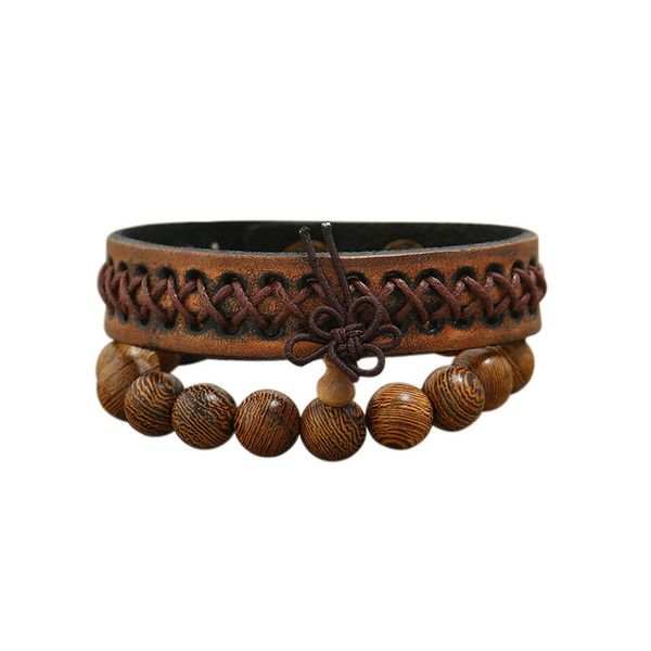 tennis 2021 trendy jewelry vintage leather bracelet men braided wood bead arm bracelets diy 2 piece/set paired, Golden;silver
tennis 2021 trendy jewelry vintage leather bracelet men braided wood bead arm bracelets diy 2 piece/set paired, Golden;silver