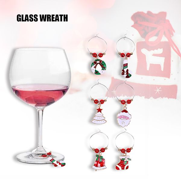 christmas decorations wine glass charms goblet bell wreath santa xmas tree cane stocking drink markers party supplies bd
christmas decorations wine glass charms goblet bell wreath santa xmas tree cane stocking drink markers party supplies bd