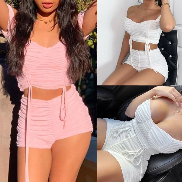 women's tracksuits summer off shoulder mesh navel high waist pants 2 piece shorts suit set for women, Gray
women's tracksuits summer off shoulder mesh navel high waist pants 2 piece shorts suit set for women, Gray
