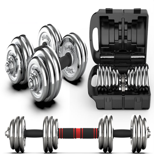 dumbbell men's fitness barbell electroplating 15kg, 20kg, 30kg, 45kg adjustable weight fitness equipment for home use
dumbbell men's fitness barbell electroplating 15kg, 20kg, 30kg, 45kg adjustable weight fitness equipment for home use