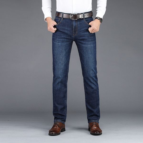 new jeans jeans trousers trousers loose straight spring and summer thin men's pants casual business middle-aged men's long pants v, Blue
new jeans jeans trousers trousers loose straight spring and summer thin men's pants casual business middle-aged men's long pants v, Blue