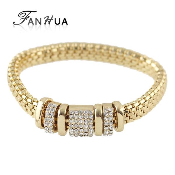 fanhua steampunk style gold-color bangles rhinestone chain strand bracelet for women costume jewelry, Black
fanhua steampunk style gold-color bangles rhinestone chain strand bracelet for women costume jewelry, Black