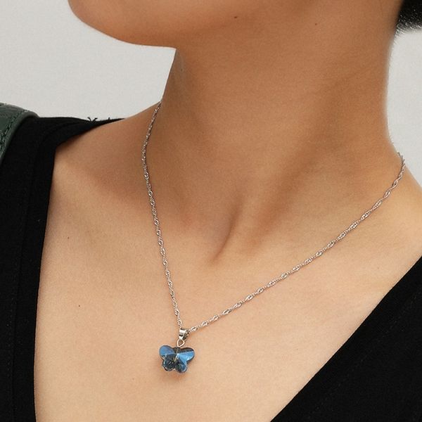 pendant necklaces sweet glass color butterfly necklace for women long wild clavicle chain refined stylish mujer gift 2021 trendy gold, Silver
pendant necklaces sweet glass color butterfly necklace for women long wild clavicle chain refined stylish mujer gift 2021 trendy gold, Silver