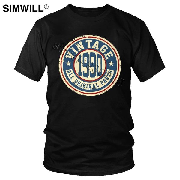 men vintage made in 1990 tee all original parts 30 years old birthday gift t shirt short sleeve cotton casual anniversary tshirt
men vintage made in 1990 tee all original parts 30 years old birthday gift t shirt short sleeve cotton casual anniversary tshirt