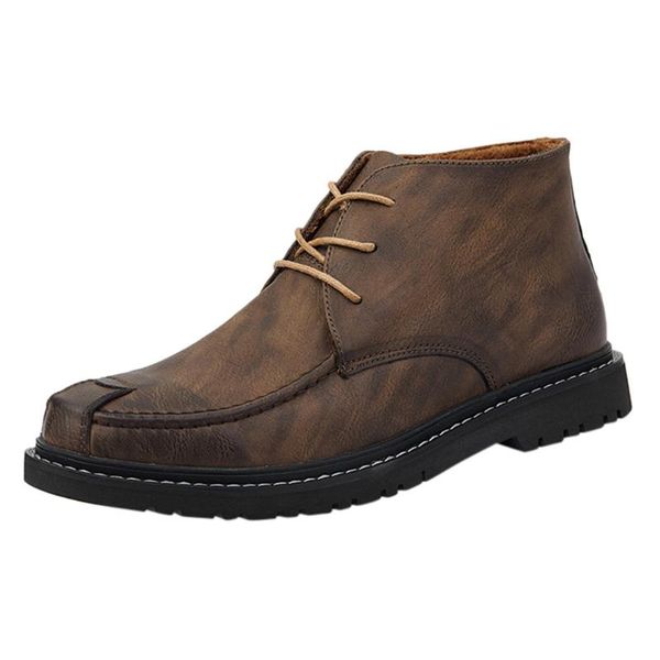 sagace winter boots men leather boots with laces flat round-toe casual shoes men low-heeled non-slip lace-up basic ankle booties, Black
sagace winter boots men leather boots with laces flat round-toe casual shoes men low-heeled non-slip lace-up basic ankle booties, Black