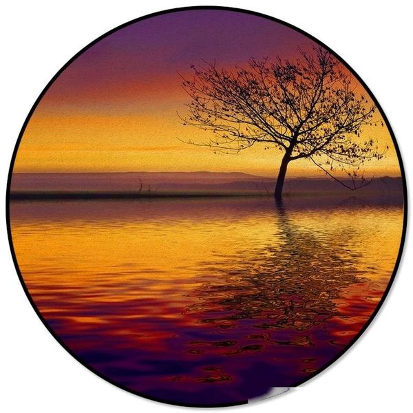 sunset lake tree reflection pattern rugs and carpets for home living room round rug for children rooms non-slip
sunset lake tree reflection pattern rugs and carpets for home living room round rug for children rooms non-slip