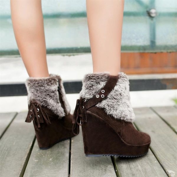 boots rarairis 2021 platform winter wedges high heels warm plush shoes women snow female ankle woman, Black
boots rarairis 2021 platform winter wedges high heels warm plush shoes women snow female ankle woman, Black
