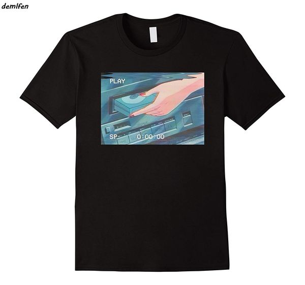 summer video cassette recorder vcr vhs retro anime print t-shirt harajuku streetwear men short sleeve o-neck cotton shirt tees
summer video cassette recorder vcr vhs retro anime print t-shirt harajuku streetwear men short sleeve o-neck cotton shirt tees