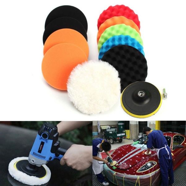 11pcs 3/5/6/7" inch buffing sponge polishing pad kit set for car polisher buffer
11pcs 3/5/6/7" inch buffing sponge polishing pad kit set for car polisher buffer
