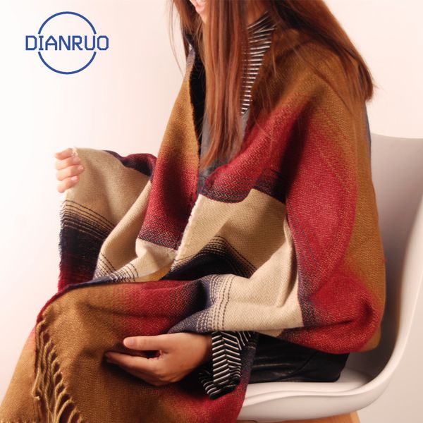 dianruo 2020 lady winter классический прочный шарф грелки шали дамы плед вязать wrap кашемир пончо накидки женский r348, Blue;gray
dianruo 2020 lady winter классический прочный шарф грелки шали дамы плед вязать wrap кашемир пончо накидки женский r348, Blue;gray