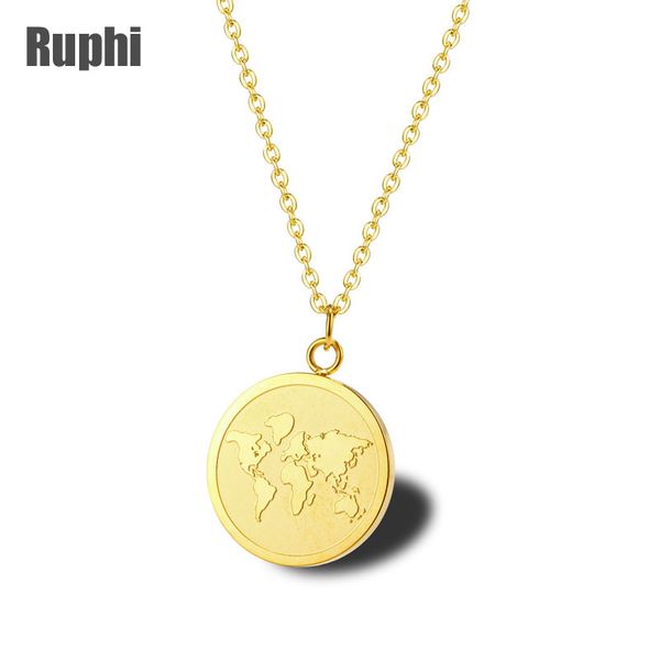 steel gold coin pendant necklace female jewelry clavicle chain simple 3d convex earth sweater necklaces, Silver
steel gold coin pendant necklace female jewelry clavicle chain simple 3d convex earth sweater necklaces, Silver