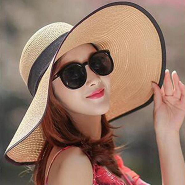 wide brim hats sun for women floppy foldable sunscreen straw cap chapeau bow tie belt ladies elegant vintage beach, Blue;gray
wide brim hats sun for women floppy foldable sunscreen straw cap chapeau bow tie belt ladies elegant vintage beach, Blue;gray