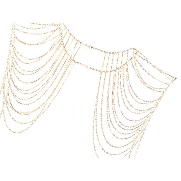 vintage bohemian necklaces collar shoulder chain long necklaces & pendants women statement body jewelry, Silver
vintage bohemian necklaces collar shoulder chain long necklaces & pendants women statement body jewelry, Silver