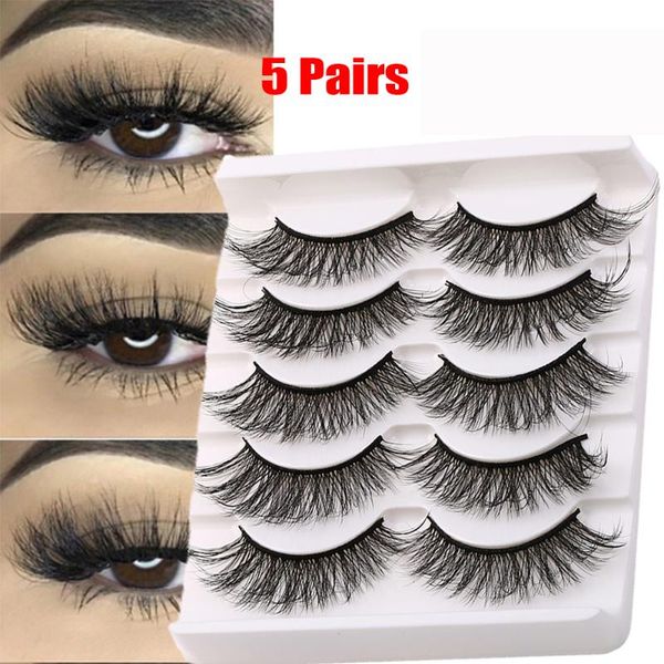 5 pairs 3d faux mink false eyelashes wispy handmade natural long lashes extension fluffy multilayers crisscross eyelash makeup
5 pairs 3d faux mink false eyelashes wispy handmade natural long lashes extension fluffy multilayers crisscross eyelash makeup