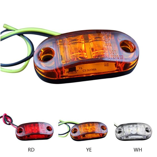 1pc 10-30в янтарный белый красный 2 led боковые габаритные лампы tail brake light для автомобиля грузовой автомобиль прицеп грузовик автобус
1pc 10-30в янтарный белый красный 2 led боковые габаритные лампы tail brake light для автомобиля грузовой автомобиль прицеп грузовик автобус