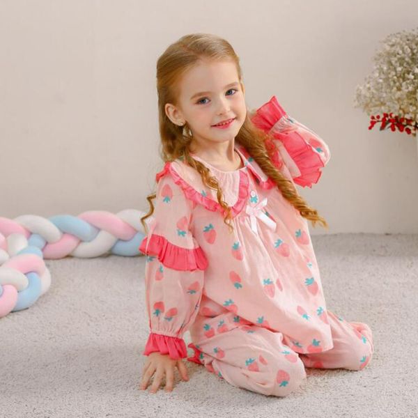 2pcs girls pajamas set baby sleepwear cotton lace long sleeve print cute home costume children pyjamas princess, Blue;red
2pcs girls pajamas set baby sleepwear cotton lace long sleeve print cute home costume children pyjamas princess, Blue;red
