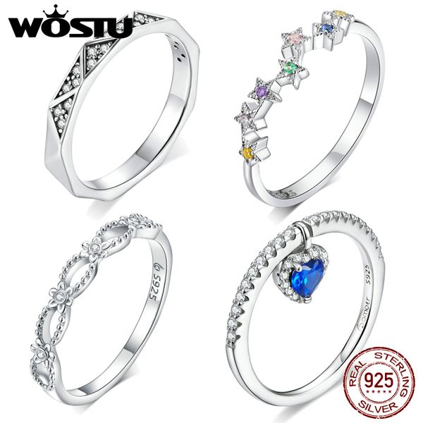 cluster rings wostu simple women crystal 925 sterling silver for wedding engagement jewelry accessory fine rhinestone gift, Golden;silver
cluster rings wostu simple women crystal 925 sterling silver for wedding engagement jewelry accessory fine rhinestone gift, Golden;silver