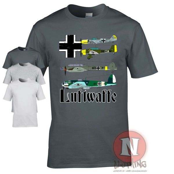 usaf ww2 aircraft t-shirt messerschmitt bf 109 dive-bomber heinkel he 111