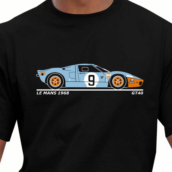 race retro классические 1968 le mans gt40 гоночный автомобиль t-shirt 2019 hip hop мужчины хлопка с коротким рукавом рубашки персонализирова 
race retro классические 1968 le mans gt40 гоночный автомобиль t-shirt 2019 hip hop мужчины хлопка с коротким рукавом рубашки персонализирова