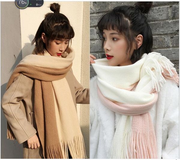 scarves wholesale scarf female winter korean version versatile warm male students thickened knitting wool lengthened decorative n, Blue;gray
scarves wholesale scarf female winter korean version versatile warm male students thickened knitting wool lengthened decorative n, Blue;gray