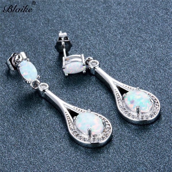 blaike teardrop tassel earrings white fire opal earrings for women silver color trendy jewelry wedding gifts
blaike teardrop tassel earrings white fire opal earrings for women silver color trendy jewelry wedding gifts