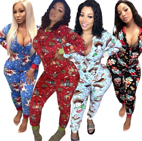 autumn and winter new womens overalls jumpsuits rompers one piece pant playsuit christmas nightwear skinny jumpsuit j8, Black;white
autumn and winter new womens overalls jumpsuits rompers one piece pant playsuit christmas nightwear skinny jumpsuit j8, Black;white