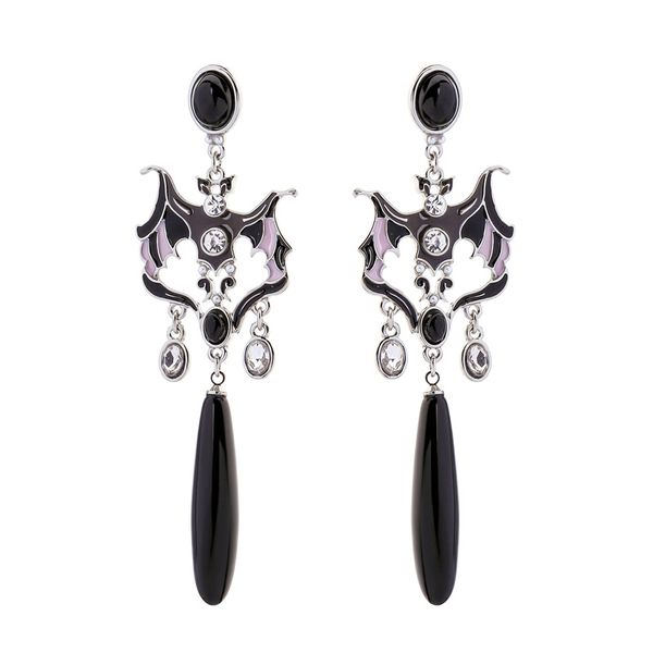 black enamel drop earrings crystal mystery resin gothic women long pendants spring new arrival fashion jewelry accessory, Silver
black enamel drop earrings crystal mystery resin gothic women long pendants spring new arrival fashion jewelry accessory, Silver