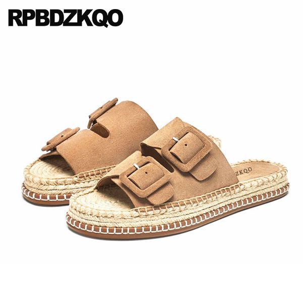 big size flatforms platform brown luxury shoes women designers brand straw lady 2020 slides sandals summer slippers, Black
big size flatforms platform brown luxury shoes women designers brand straw lady 2020 slides sandals summer slippers, Black