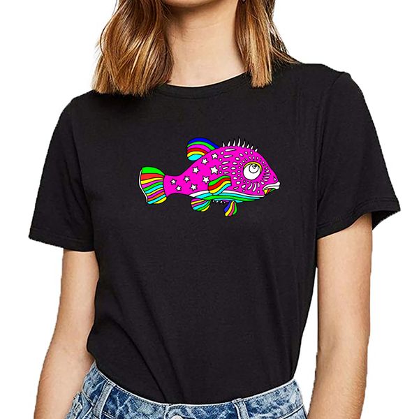 t shirt women cool colors fish fashion white short female tshirt 
t shirt women cool colors fish fashion white short female tshirt