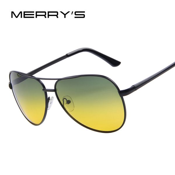 sunglasses merry's men polaroid night vision driving 100% polarized, White;black