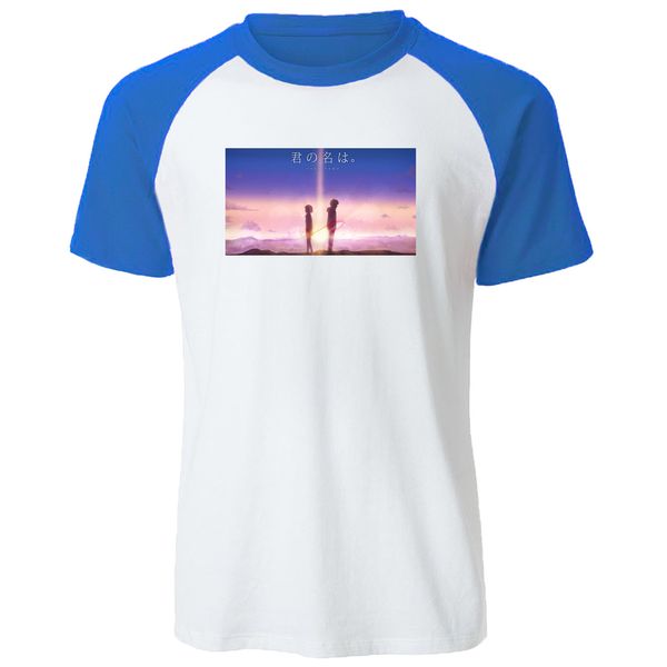 summer cotton t shirt japanese anime your name kimi no na wa t-shirts men casual streetwear harajuku raglan short sleeve
summer cotton t shirt japanese anime your name kimi no na wa t-shirts men casual streetwear harajuku raglan short sleeve