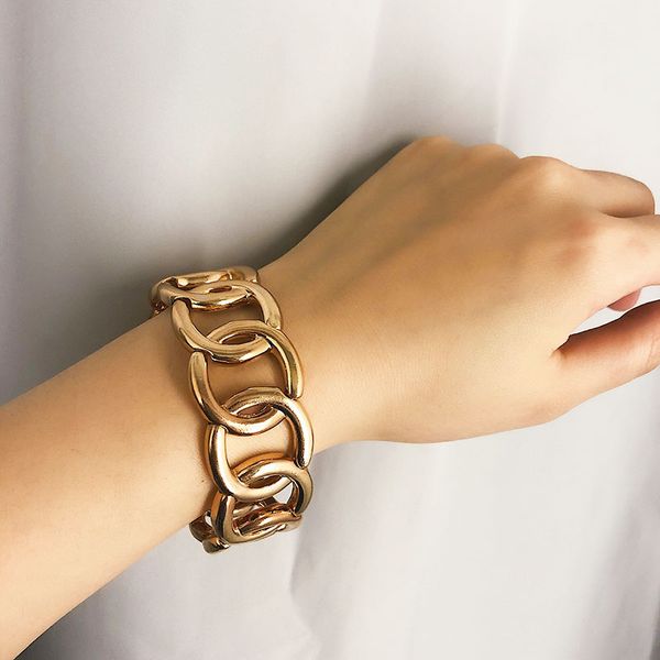 punk exaggerated heavy metal thick chain bangles for women ladies hollow geometric round bangles fashion jewelry gift xr2128, Black
punk exaggerated heavy metal thick chain bangles for women ladies hollow geometric round bangles fashion jewelry gift xr2128, Black