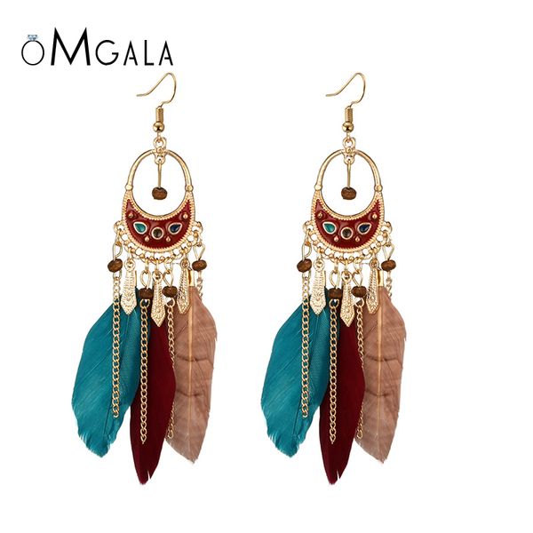 dangle & chandelier omgala feather tassel long earrings for women tiny beads leaves charm fashion enamel jewelry vintage bohemian bijoux, Silver
dangle & chandelier omgala feather tassel long earrings for women tiny beads leaves charm fashion enamel jewelry vintage bohemian bijoux, Silver